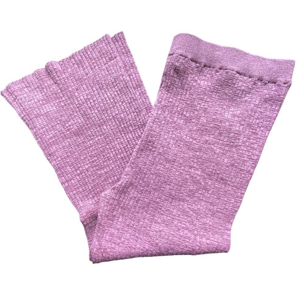 AVA & VIV Mauve Relaxed Fit Pull On Wide Leg Leggings Size 2X - NWT